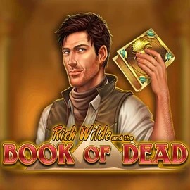 Official Slots logo: Book of Dead by Play'n GO at Thrills Casino