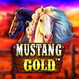 Slots logo of Mustang Gold from Pragmatic Play at Thrills Casino