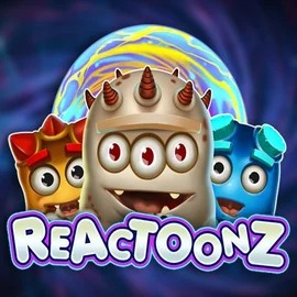 Reactoonz logo – Slots by Play'n GO at Thrills Casino